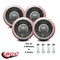 Service Caster Go Mini Portable Storage Container Replacement Wheel Set with Zerk Axle Nuts-SCC GOM-SCC-PUR630-RS-4-ZAN345-4 - alternate 3
